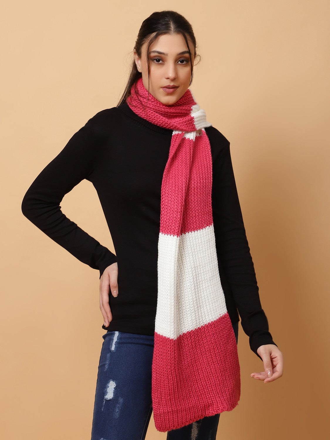 Pick Ur Needs Pure Cashmere Women’s Winter Stylish Muffler Warm, Soft and Trendy Scarves for Cold Weather